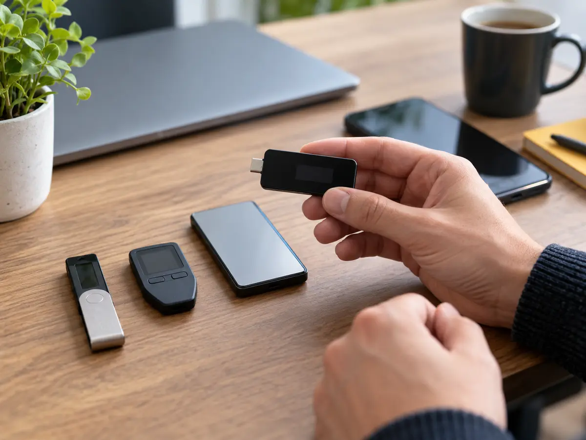 Prix et couverture des actifs — BitBox02