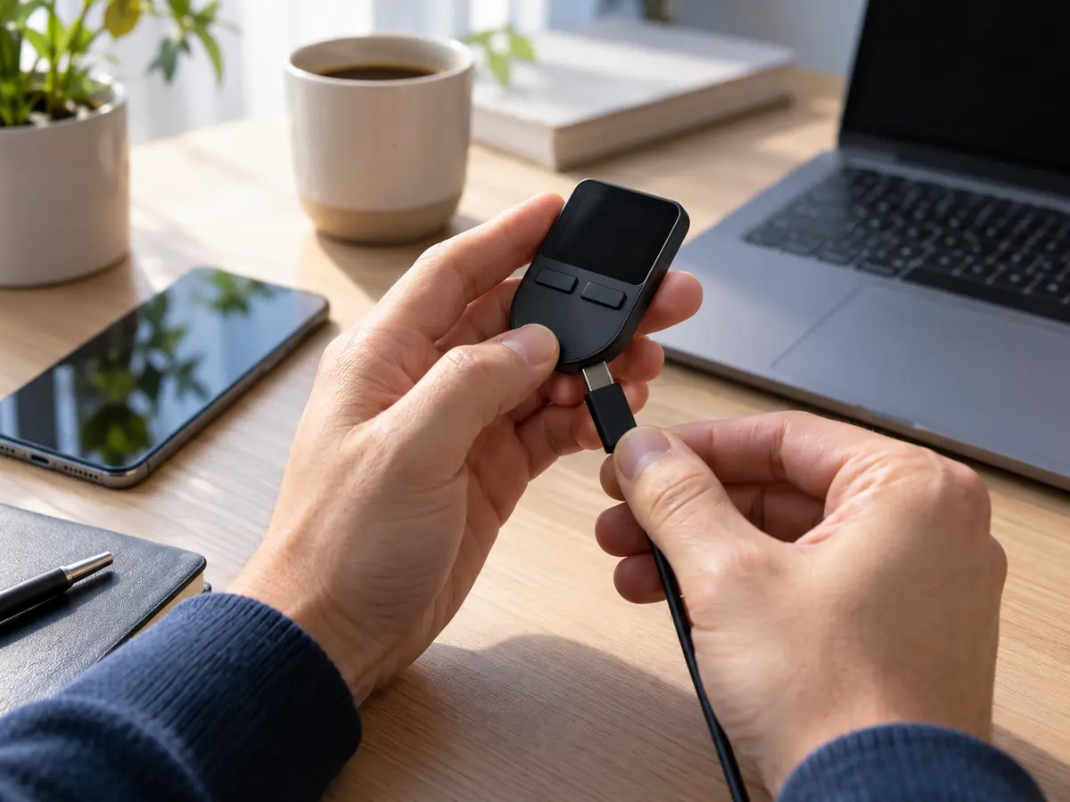 Sécurité : puce certifiée et code ouvert — Trezor Safe 3