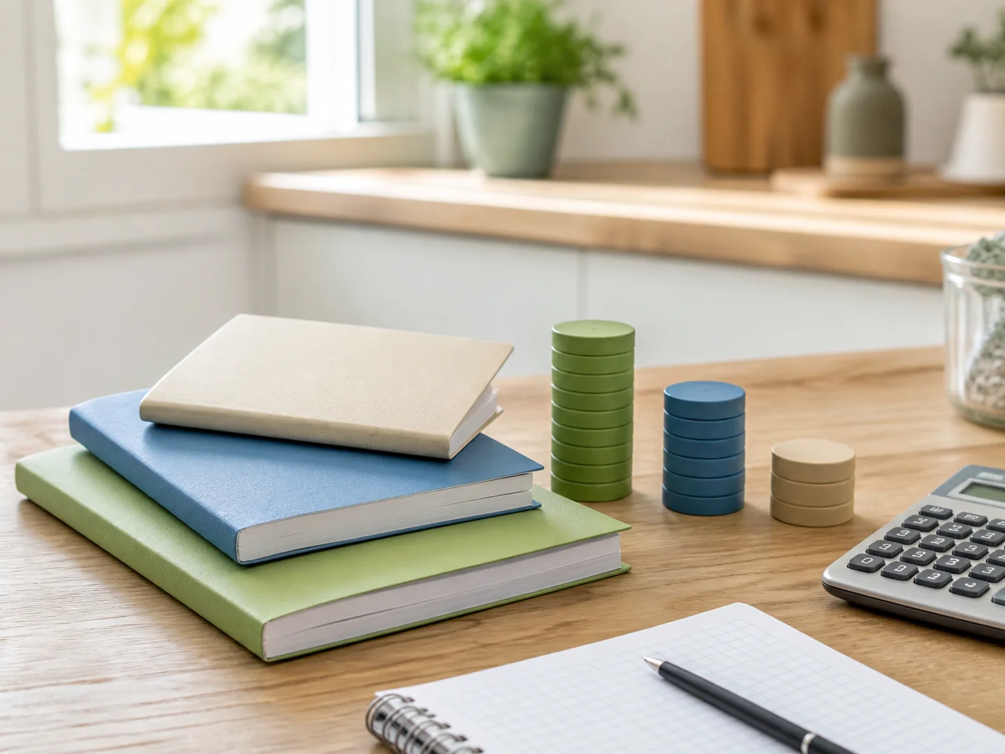 Livrets et jetons pour comparer plafond et argent disponible