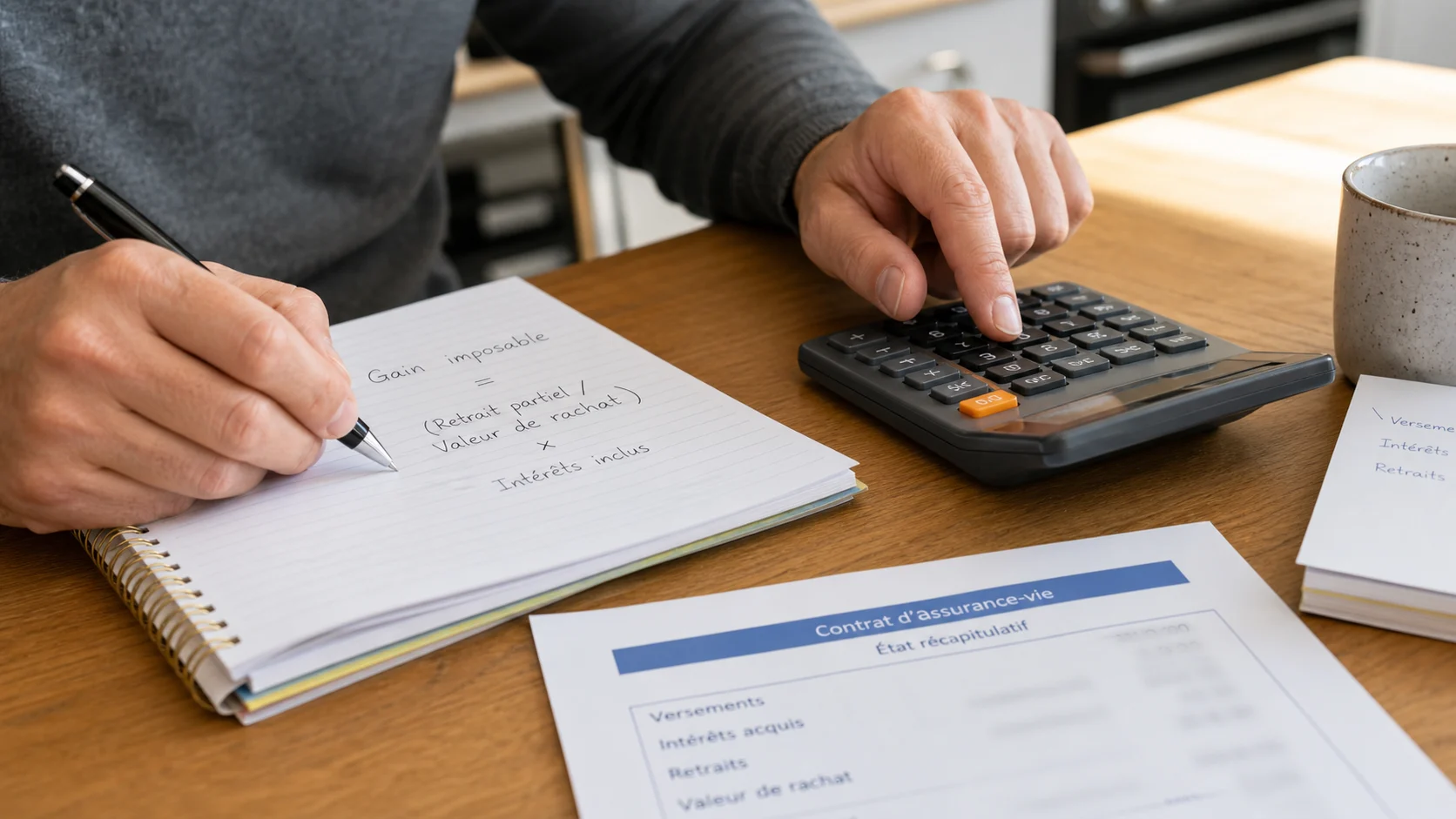 Calcul de la part imposable lors d’un rachat partiel assurance vie