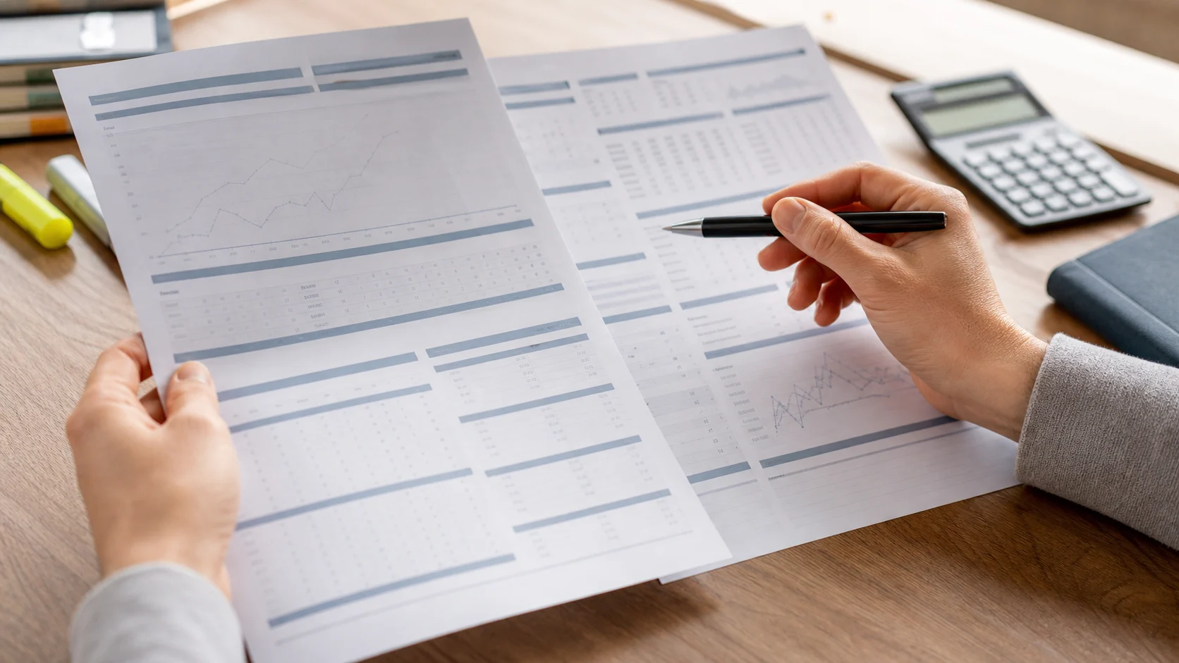 Documents de contrat assurance vie et calculatrice