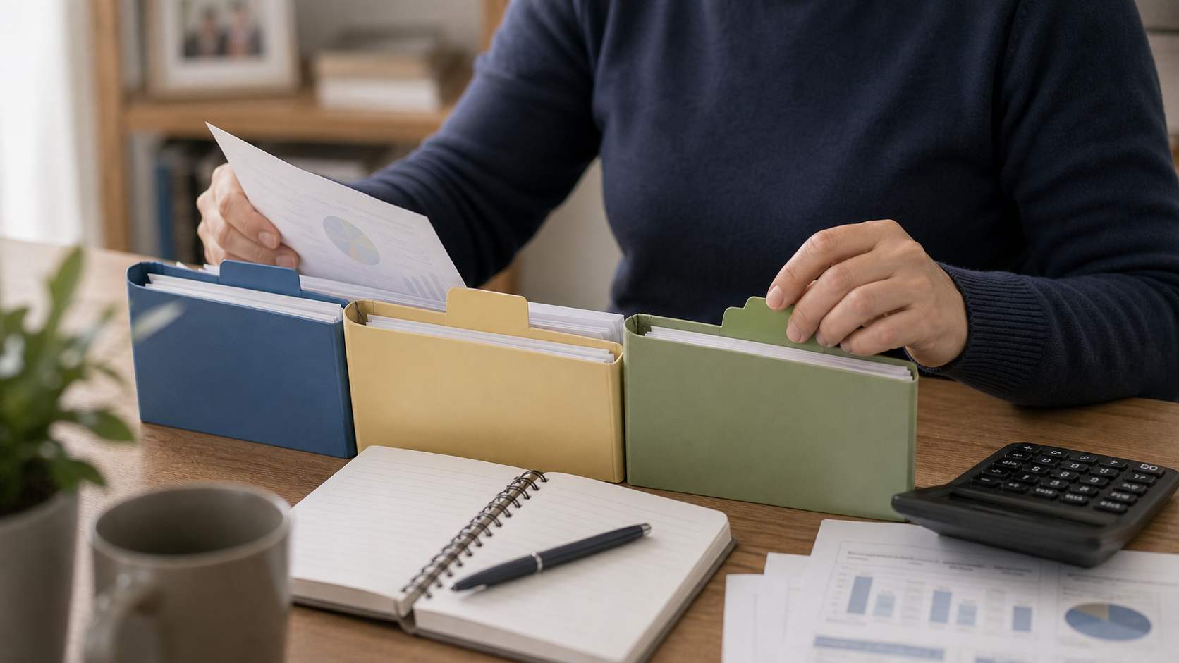 Classement de dossiers financiers par horizon court moyen et long terme