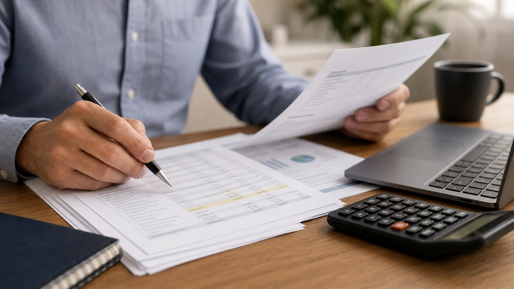 Analyse de documents SCPI avec calculatrice