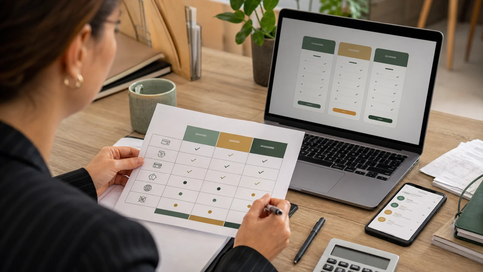 Comparaison des frais et services d’un compte pro en ligne