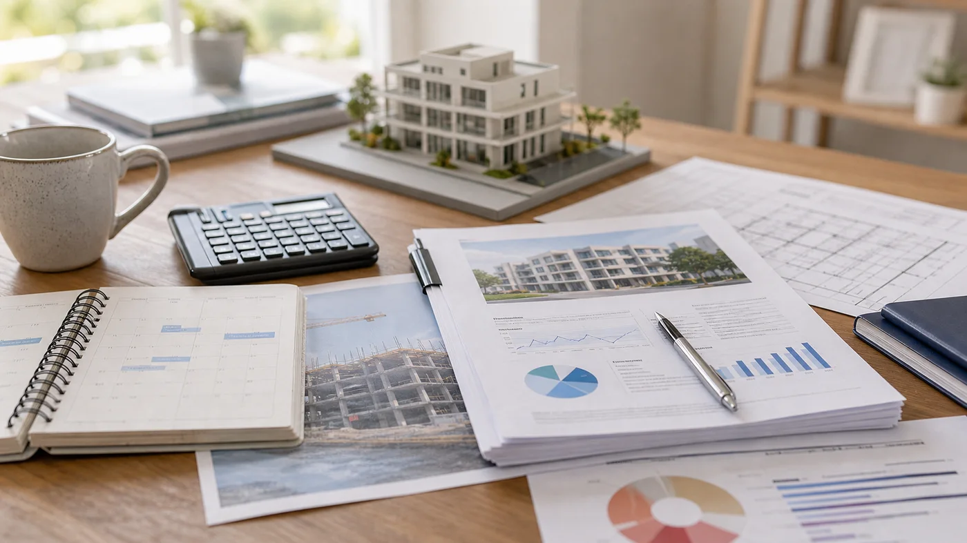 Dossier de financement participatif immobilier avec calendrier et risques