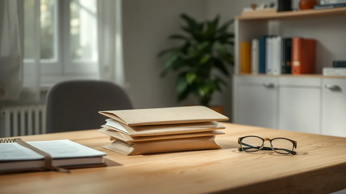 Enveloppes posées sur une table symbolisant le choix entre enveloppes d'épargne
