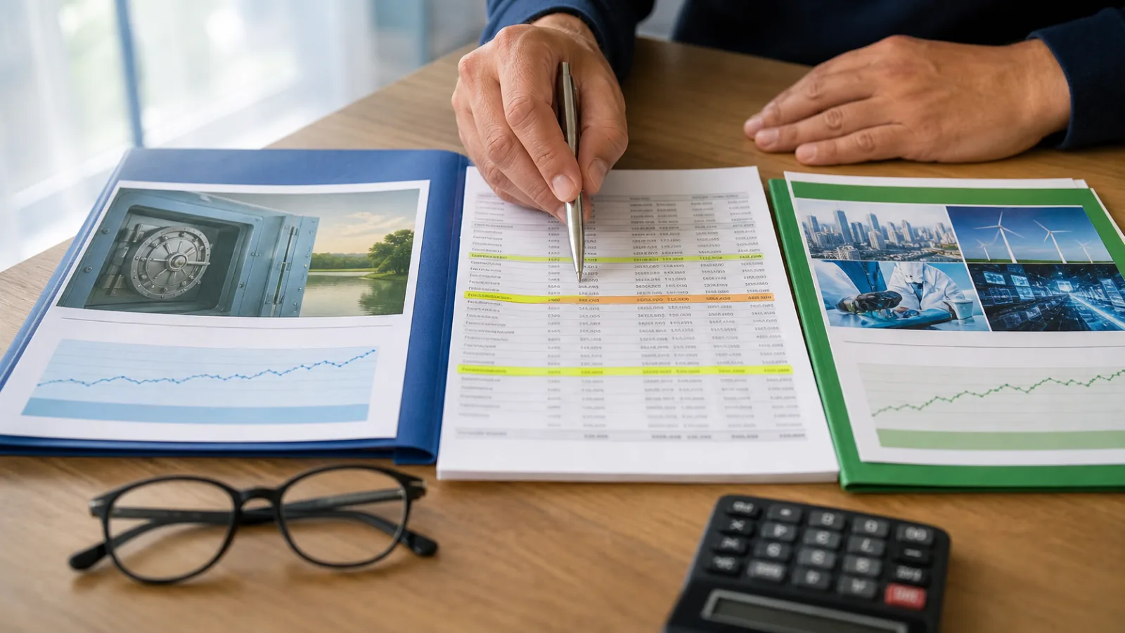 Comparaison de documents pour choisir les supports et frais d’une assurance vie