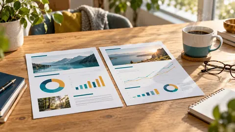 Deux relevés annuels d'assurance vie comparés sur une table