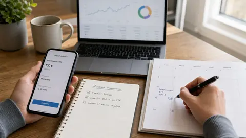 Routine de versement mensuel pour investir en ETF