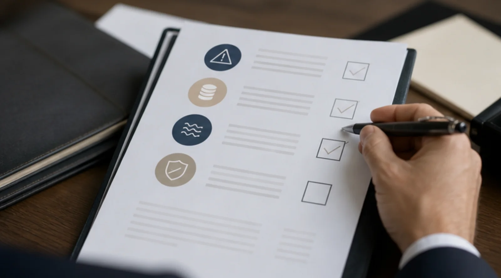 Checklist de risques et documents de SCPI sans texte lisible